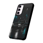1965 Black Riviera car phone case | Retro Night Cityscape Tough Case