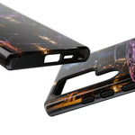67 GTO Phone Case Purple, Rainy City Night Muscle Car Tough Cover