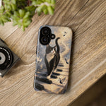 Piano Cat walking on keys Tough Case | Phone cover, musical cat art