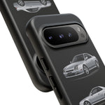 Silver Prelude Sports Coupe Tough Phone Case for JDM Fans
