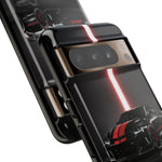 Camaro ZL1 Phone Case, Black Red Racing Stripe Studio Cover, Gift