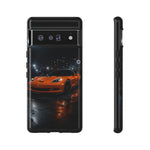 Orange C6 Neon Car Meet Tough Phone Case