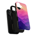Pastel Mountain Haze Vaporwave Art Tough Phone Case
