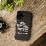 White S2000 Roadster Collage JDM Tough Phone Case Cover Gift