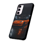 Orange C6 Neon Car Meet Tough Phone Case