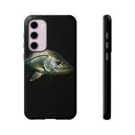 Snook Fishing Phone Case, Saltwater Portrait Black Cover, Gift