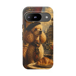 Poodle in Beret Phone Case | Vintage Paris Café Illustration