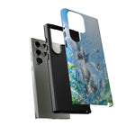 Copy of Silver Butterflies Tough Case | Blue Sky Water Droplets Phone Cover