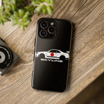 R34 Skyline Japanese Flag Race Car Phone Case | JDM GT-R Tough Cover