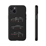 Black GNX Phone Case, Three-View Muscle Car Vector Tough Cover