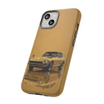 Antique Gold Fairlady Z Phone Case, Classic JDM Tough Cover