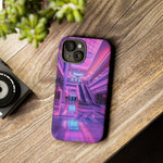 Empty Mall Escalator Vaporwave Art Tough Phone Case