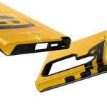 Yellow Supra Phone Case, MK4 90s JDM Legend Tough Protective Cover for Men