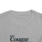 1972 Mercury Cougar Toddler T-Shirt – Classic Muscle Car Graphic Tee