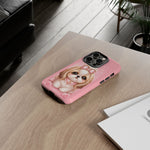 Shih Tzu Princess Kawaii Chibi Puppy Pet Dog Art Tough Phone Case