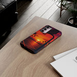 Basketball Court Sunset Phone Case | Tough Phone Case