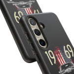 1969 Camaro SS American Flag Tough Phone Case Cover Gift Art
