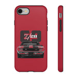 1969 Z28 Red Front View Muscle Car Tough Phone Case
