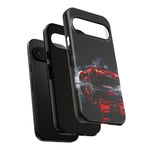 Z06 C8 Phone Case, Red Smoke Studio Reflection Cover
