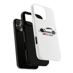White C7 Z06 Phone Case for Chevy Vette Fans, Tough Cover
