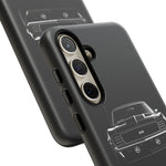 1969 Camaro Black Restomod Front Tough Phone Case Cover Gift