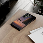 Temple Bell Sunset Phone Case Japan Zen Tough Case