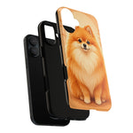 Pomeranian Tiny Fox Fluffy Art Tough Phone Case