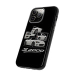 White S2000 Roadster Collage JDM Tough Phone Case Cover Gift