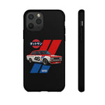 VintageDatsun 510 Racing Stripe JDM Tough Phone Case Cover Gift