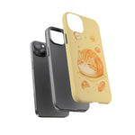 Orange Tabby Loaf Kawaii Chibi Pet Cat Art Tough Phone Case