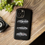Silver Prelude Sports Coupe Tough Phone Case for JDM Fans
