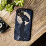 Geisha Parasol Moonlight Art Tough Phone Case