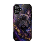 French Bulldog Galaxy Marble Art Tough Phone Case