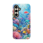 Underwater Coral Reef Phone Case | Colorful Tropical Fish Ocean Scene