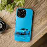RX-7 Cyan Studio Phone Case Studio Color Match Car Art