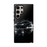 Black Sports Car Illustration 2023 Challenger SRT phone case | Car Drift Reflection