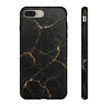 Black Gold Marble Pattern Phone Case | Tough Case