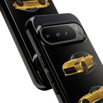Gold Fairlady Z Classic Sports Car Tough Phone Case - 3 View
