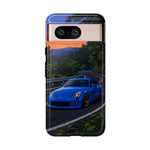 350Z Touge Blue Sports Car Road Sunset JDM phone case | Tough Cover