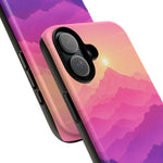 Pastel Mountain Haze Vaporwave Art Tough Phone Case