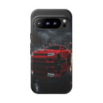 Charger Hellcat Widebody Red Rain Art Phone Case
