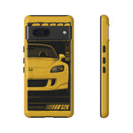 S2000 Spa Yellow Retro 90s JDM Car Tough Phone Case