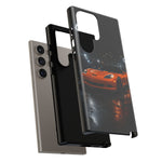 Orange C6 Neon Car Meet Tough Phone Case