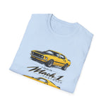 Yellow 1969 Mach 1 T-Shirt | Classic Muscle Car Illustration