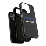 Blue C8 ZR1 Phone Case for Supercar Enthusiasts