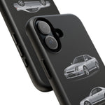 Silver Prelude Sports Coupe Tough Phone Case for JDM Fans