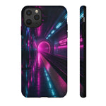 Neon Future Subway Station Tough Phone Case Cover Gift Art