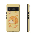 Orange Tabby Loaf Kawaii Chibi Pet Cat Art Tough Phone Case