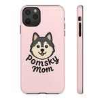 Pomsky Mom Phone Case | Cute Dog Illustration