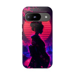Neon Geisha Silhouette Phone Case | Tough Cover
